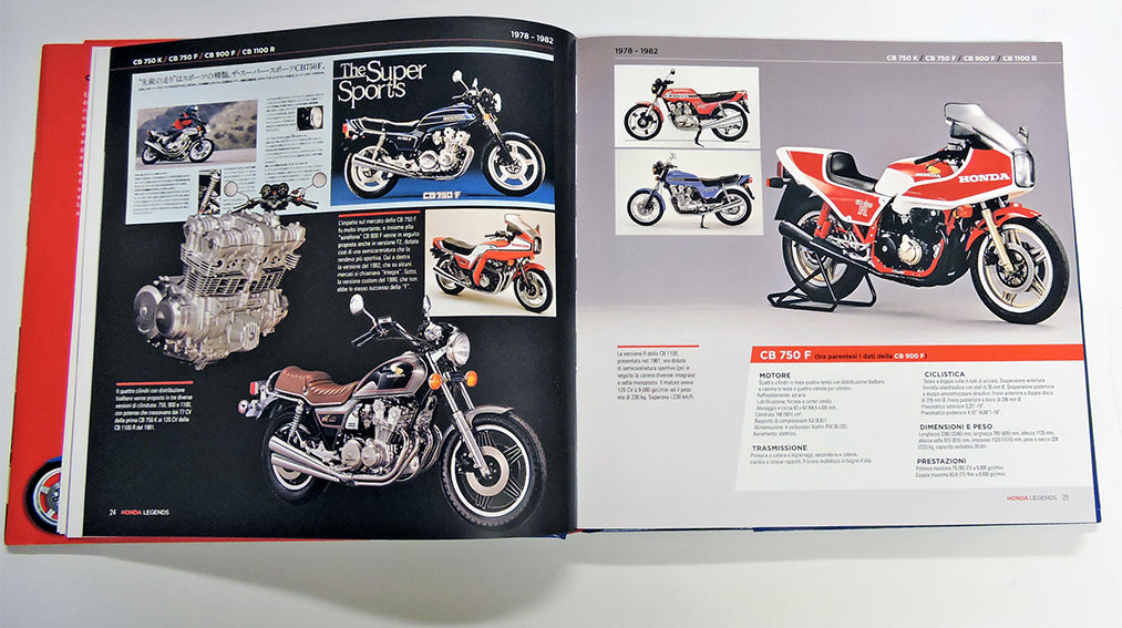 Honda Legends . Le moto che hanno fatto sognare gli italiani