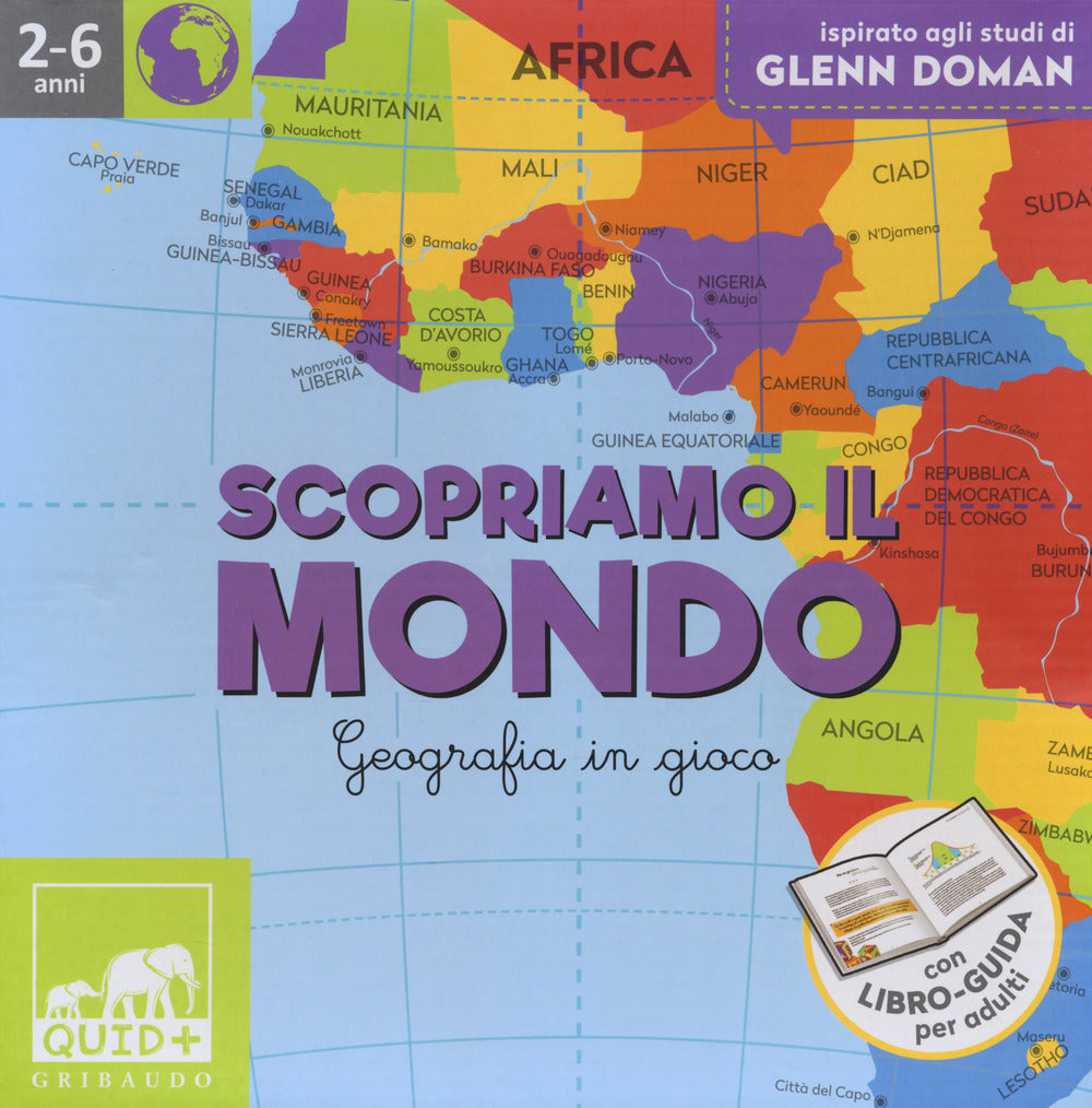 Scopriamo il mondo. Geografia in gioco. Ispirato agli studi di Glenn Doman. Ediz. illustrata. Con gadget. Con 52 Carte.