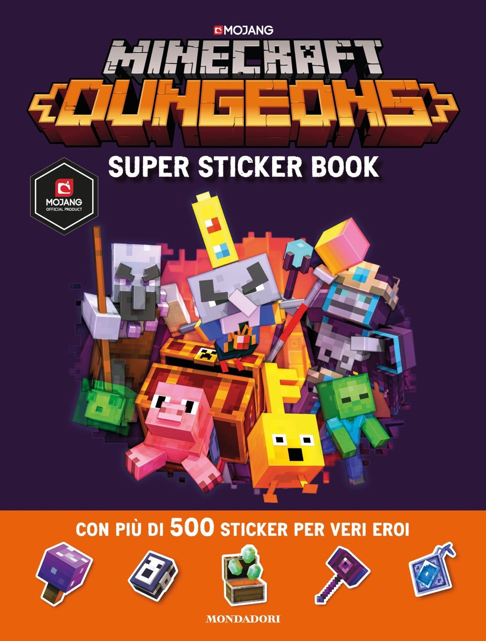 Minecraft Dungeons. Super sticker book