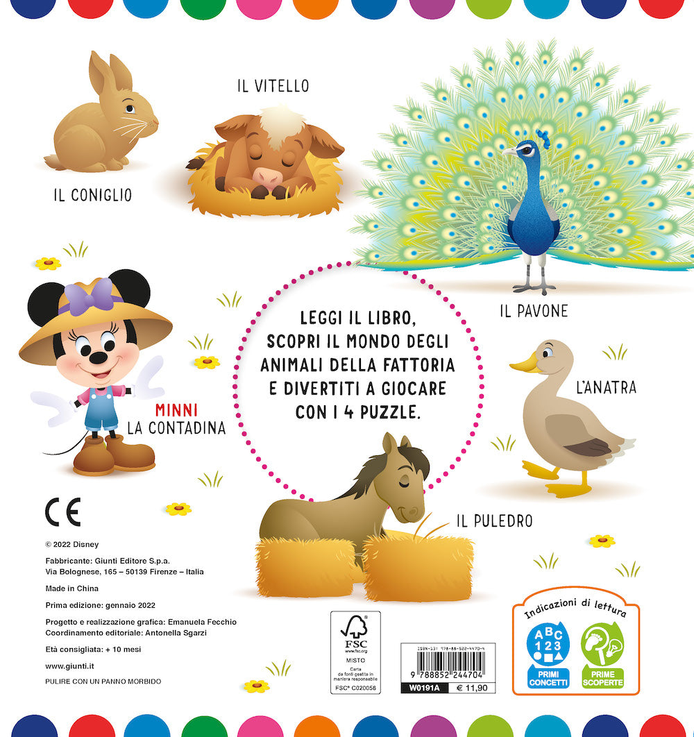 Libro Maxi Puzzle Animali della fattoria. Gioca e conosci i loro mondi