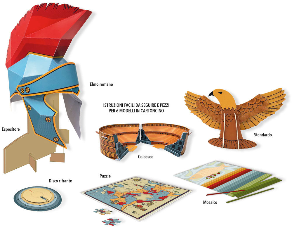 Antica Roma. Esplora l’Impero Romano con sei modelli tutti da costruire