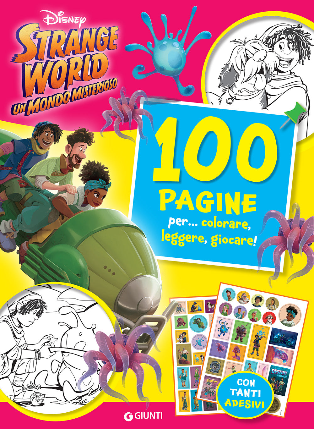 Strange World 100 Pagine per colorare, leggere, giocare. Un mondo misterioso