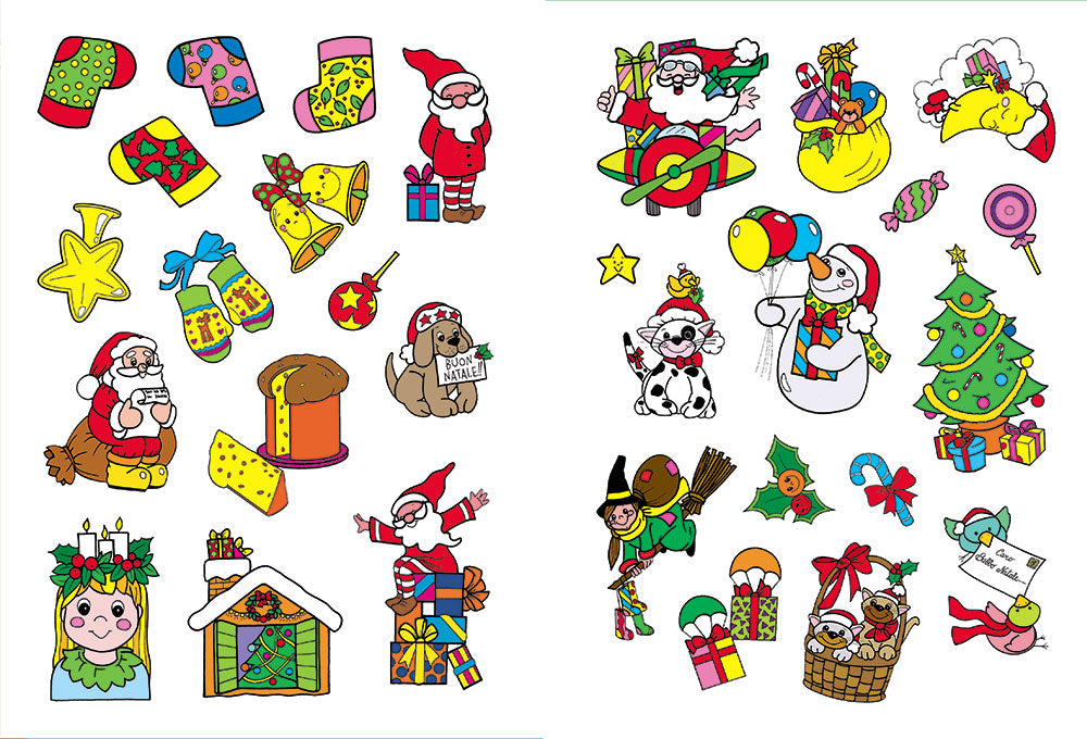 Colorare il Natale. Con stickers