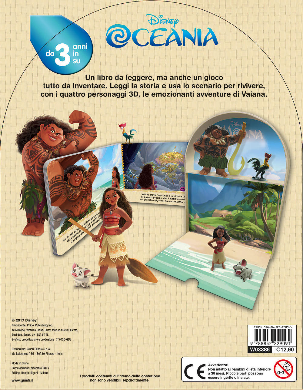 Oceania - LibroGiocaKit. Con 4 personaggi 3D e 1 scenario per giocare!