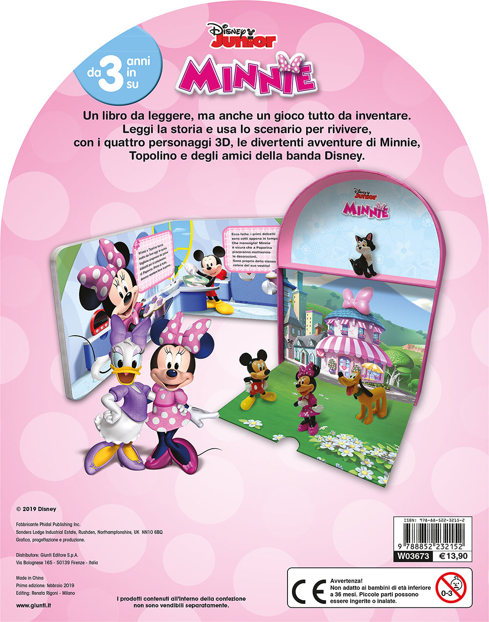 Minnie - LibroGiocaKit. Con 4 personaggi 3D e 1 scenario per giocare!