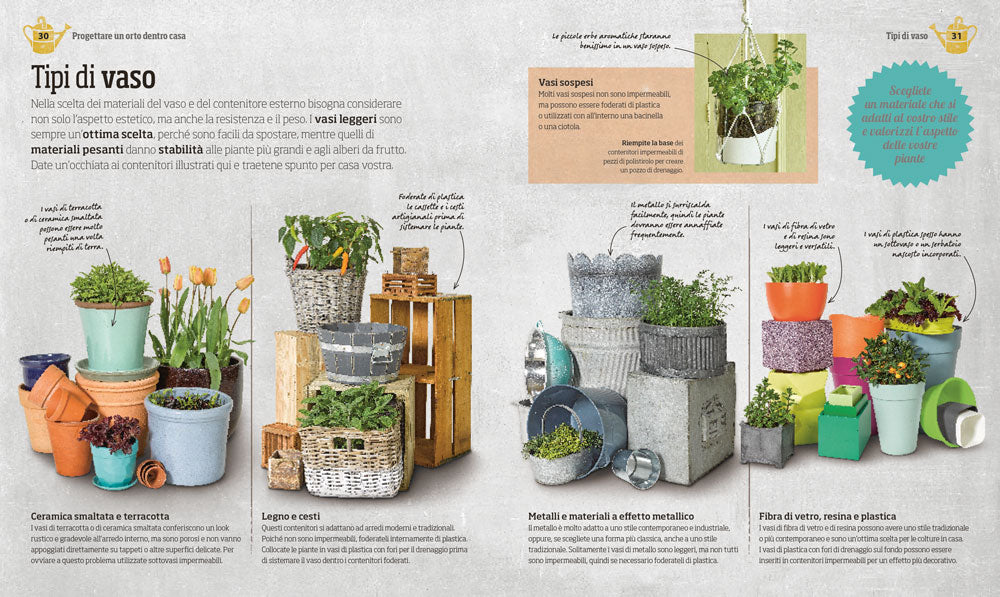 L'orto dentro casa. Idee creative per coltivare frutta, verdura, fiori eduli ed erbe aromatiche in casa o sul balcone