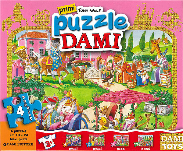 Primi Puzzle Dami: Principesse. Dami Toys