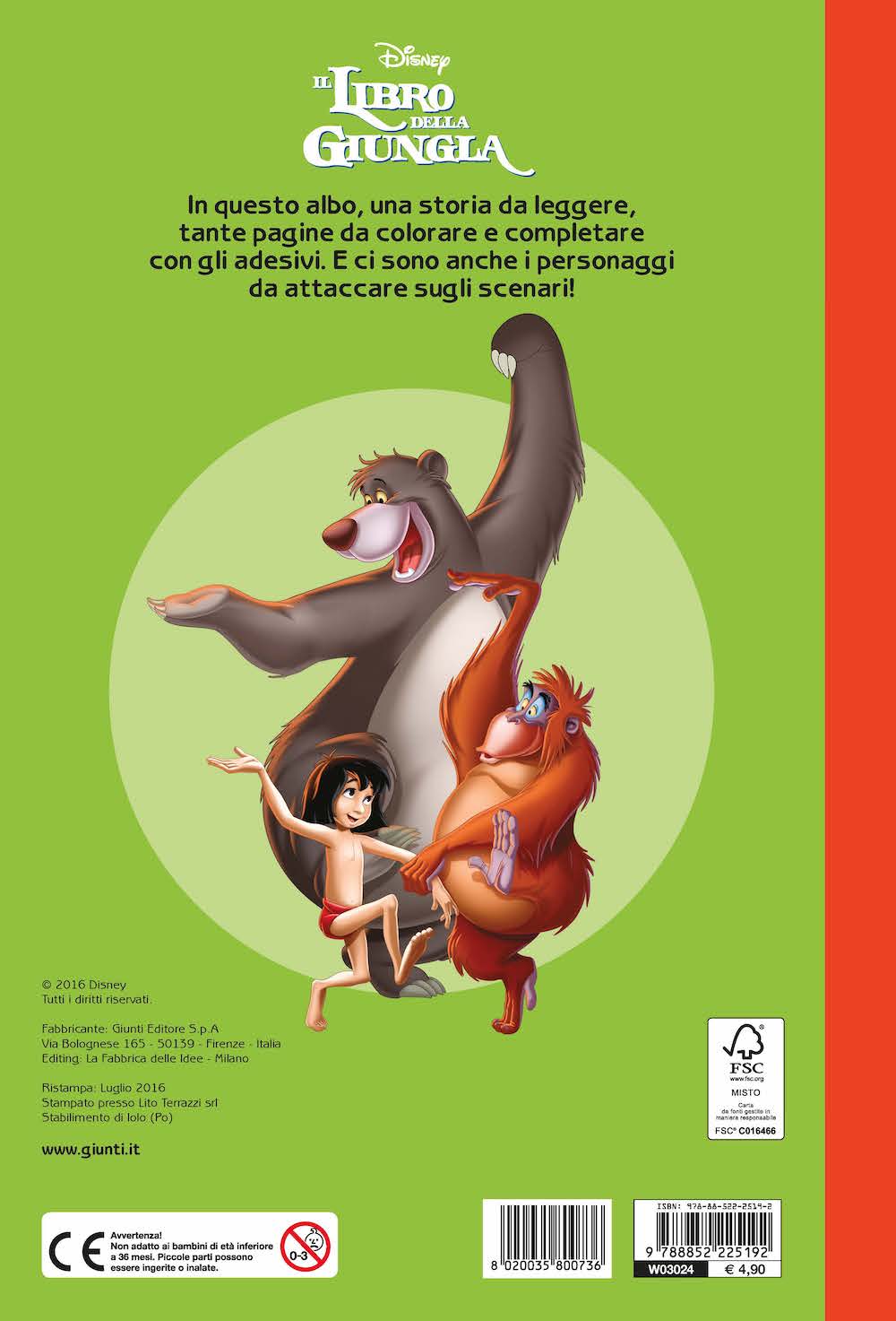 Il Libro della Giungla - Staccattacca&Colora