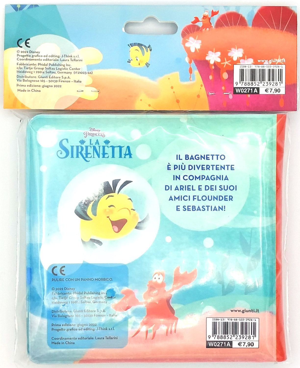 Libro bagnetto - La Sirenetta Disney Princess