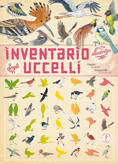 Inventario illustrato degli uccelli.