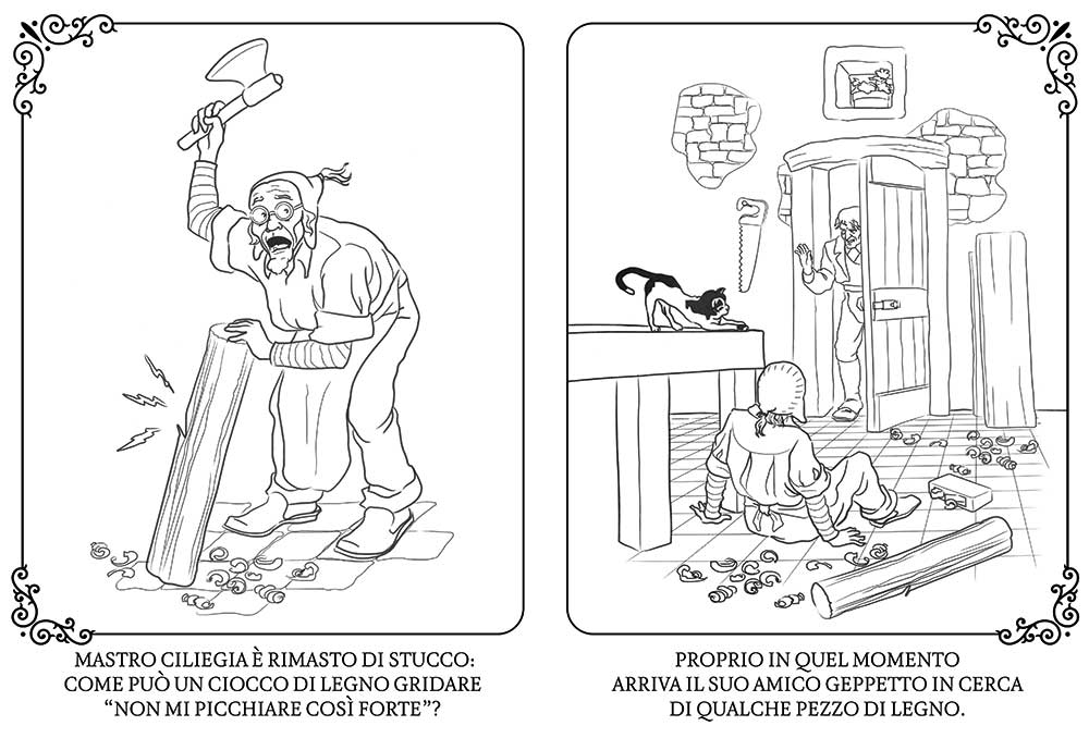 Pinocchio da colorare