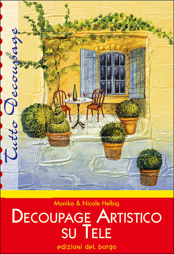 Decoupage artistico su tele