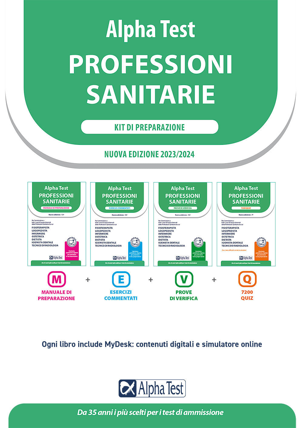 Alpha Test. Professioni sanitarie. Kit di preparazione. Ediz. MyDesk.
