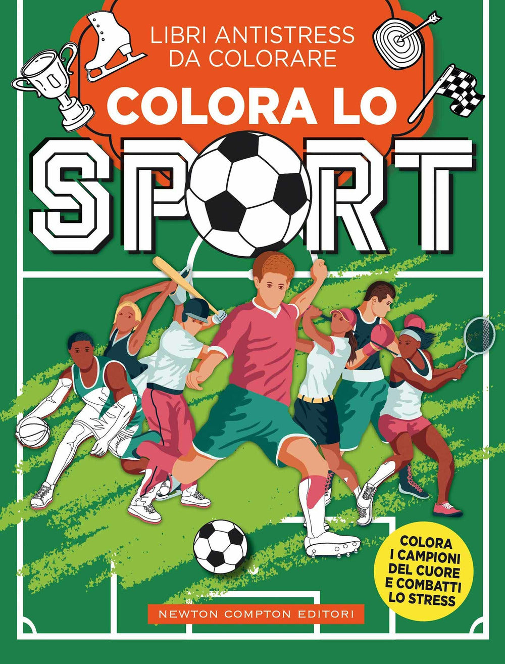 Colora lo sport. Libri antistress da colorare.