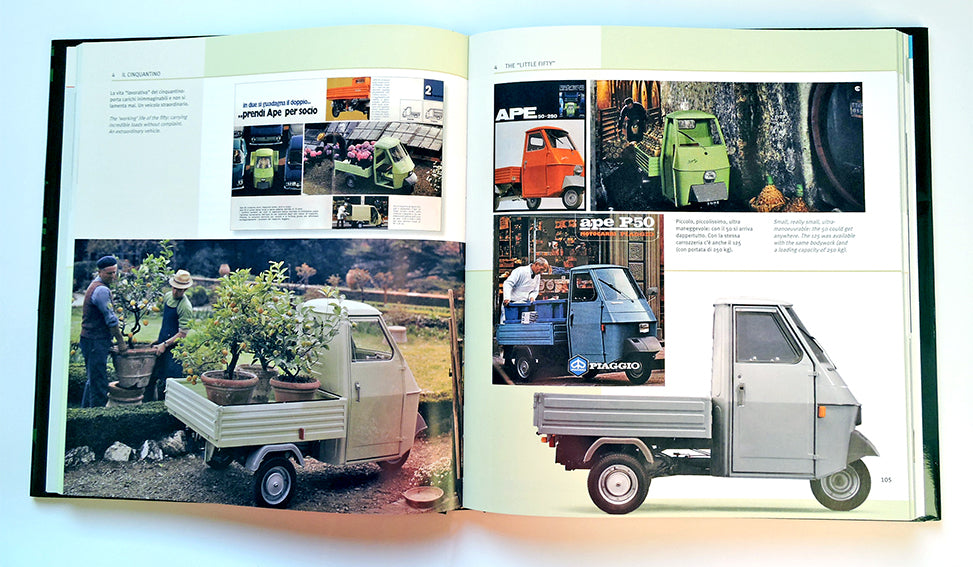 Ape Piaggio. 70 anni/Years