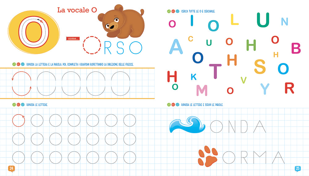 Il grande libro delle lettere e dei numeri. Attività e giochi per il passaggio alla scuola primaria