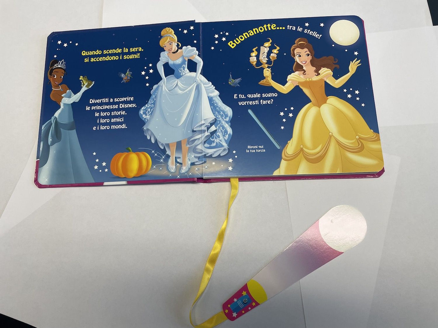 Disney Princess Brillanotte - Racconti per dare luce ai sogni. Con la torcia magica illumina la storia