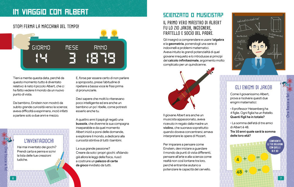 Allenamente Genius - Pensa come Albert Einstein. Giochi e attività per il cervello