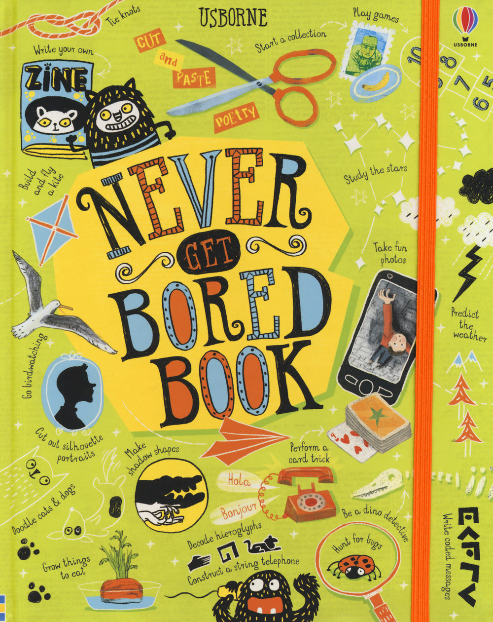 Never get bored book.