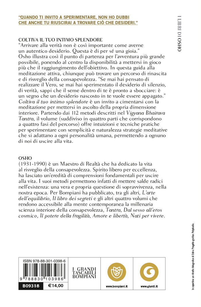 Coltiva il tuo intimo splendore. Strategie meditative dalla tradizione tantrica