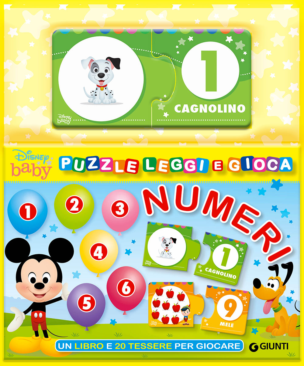 Puzzle Leggi e Gioca - Numeri. Un libro e 20 tessere per giocare