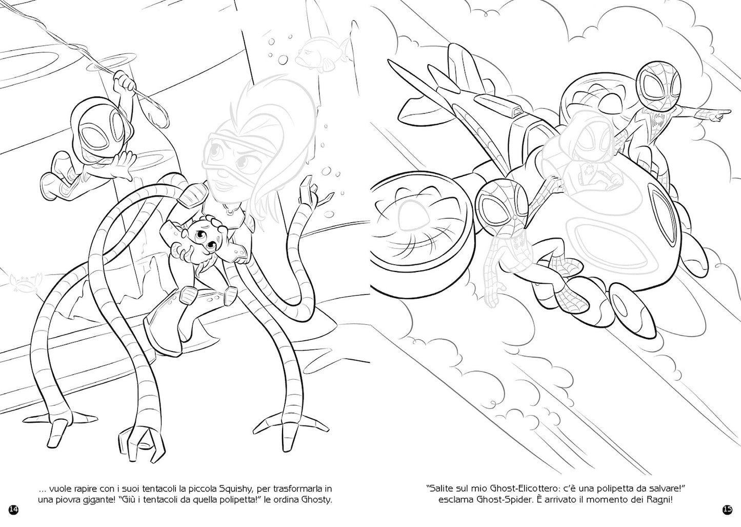 Spidey Veicoli da eroi Staccattacca&colora