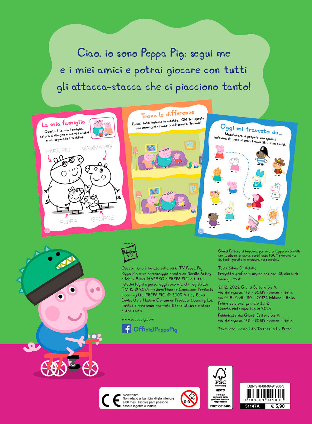 Gli attacca-stacca di Peppa Pig