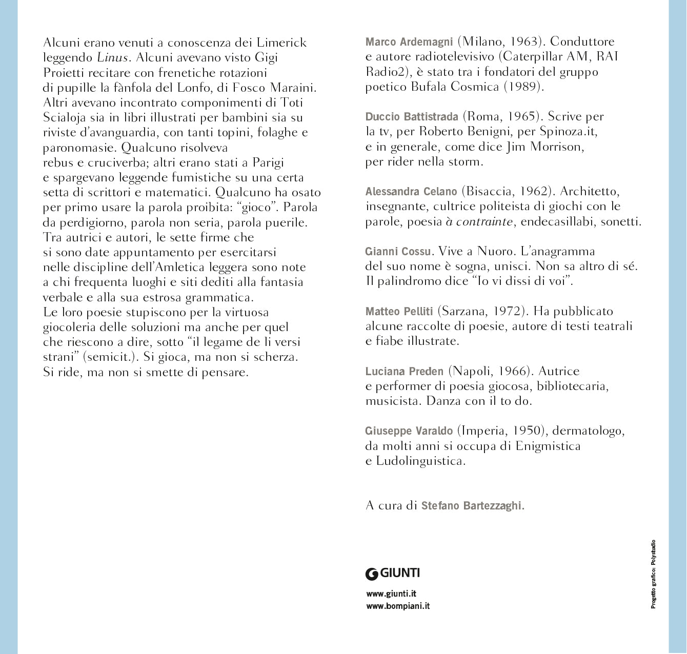 Biancaneve e i settenari. Antologia di poesia giocosa