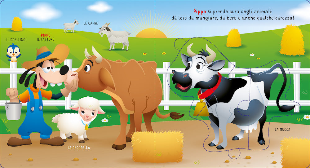 Libro Maxi Puzzle Animali della fattoria. Gioca e conosci i loro mondi