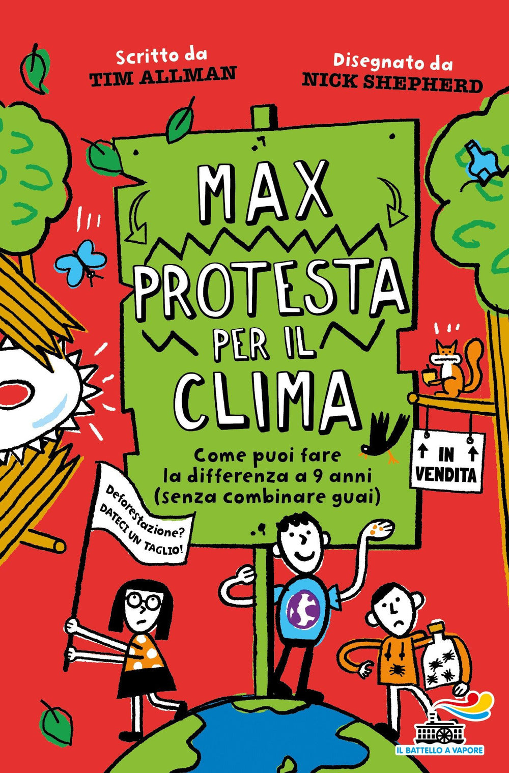 Max protesta per il clima.