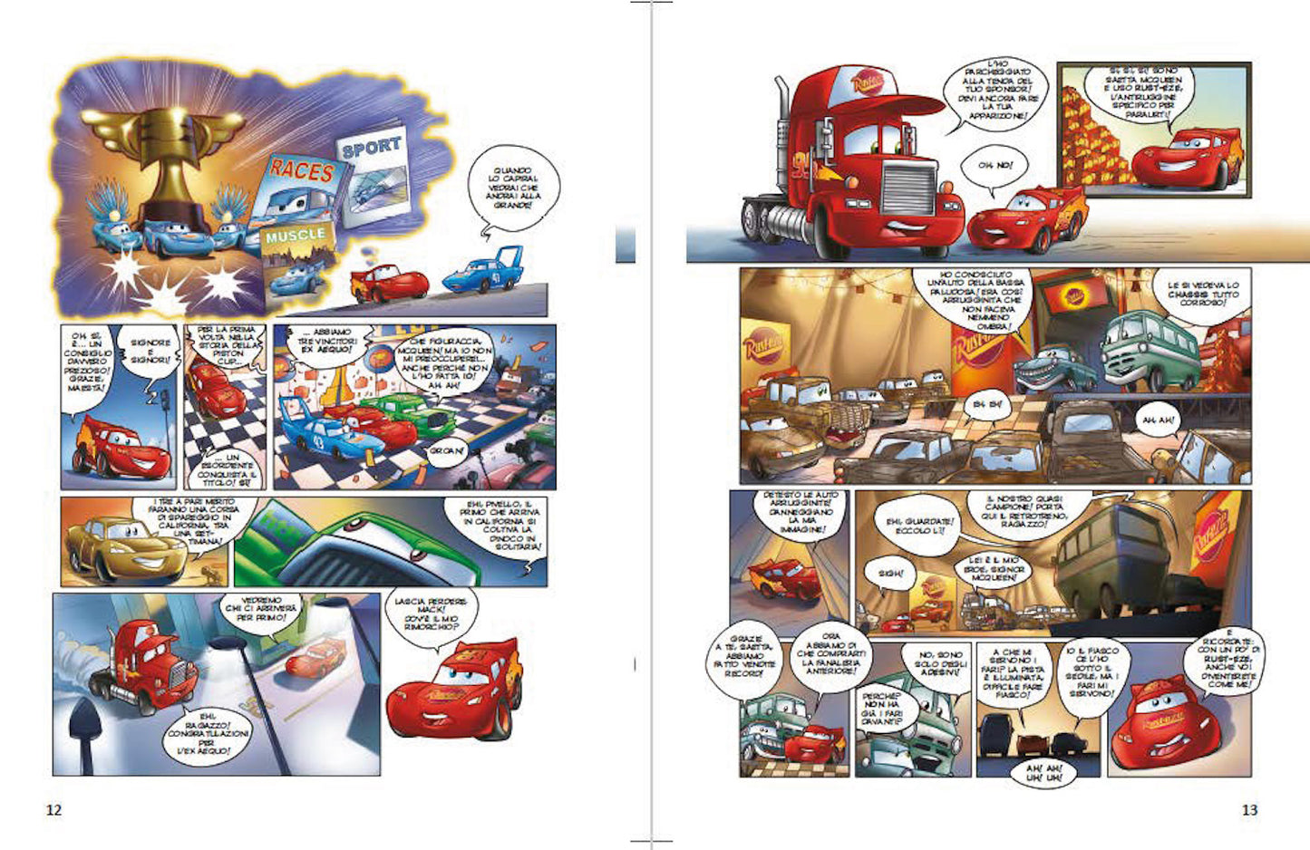 Cars Motori ruggenti La storia a fumetti Edizione limitata. Disney 100 Anni di meravigliose emozioni