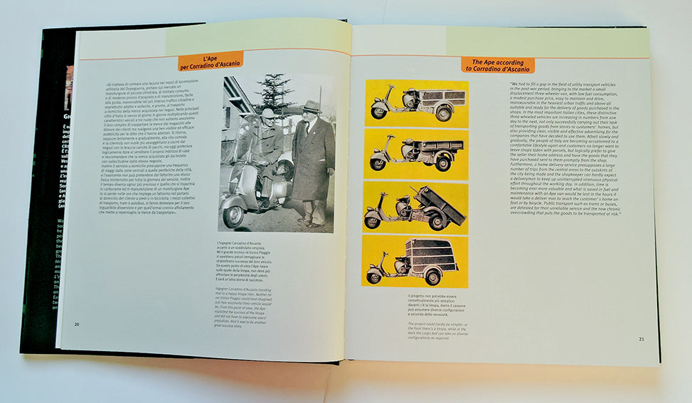 Ape Piaggio. 70 anni/Years