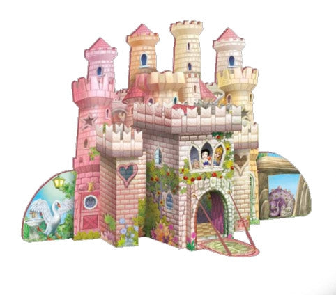 Il castello delle Principesse + libretto. un magnifico castello in 3D!