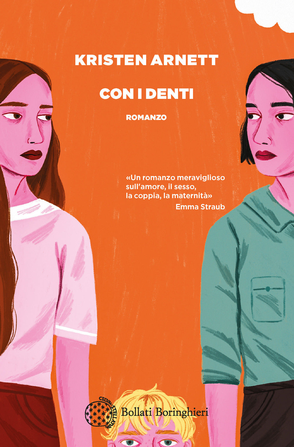 Con i denti.