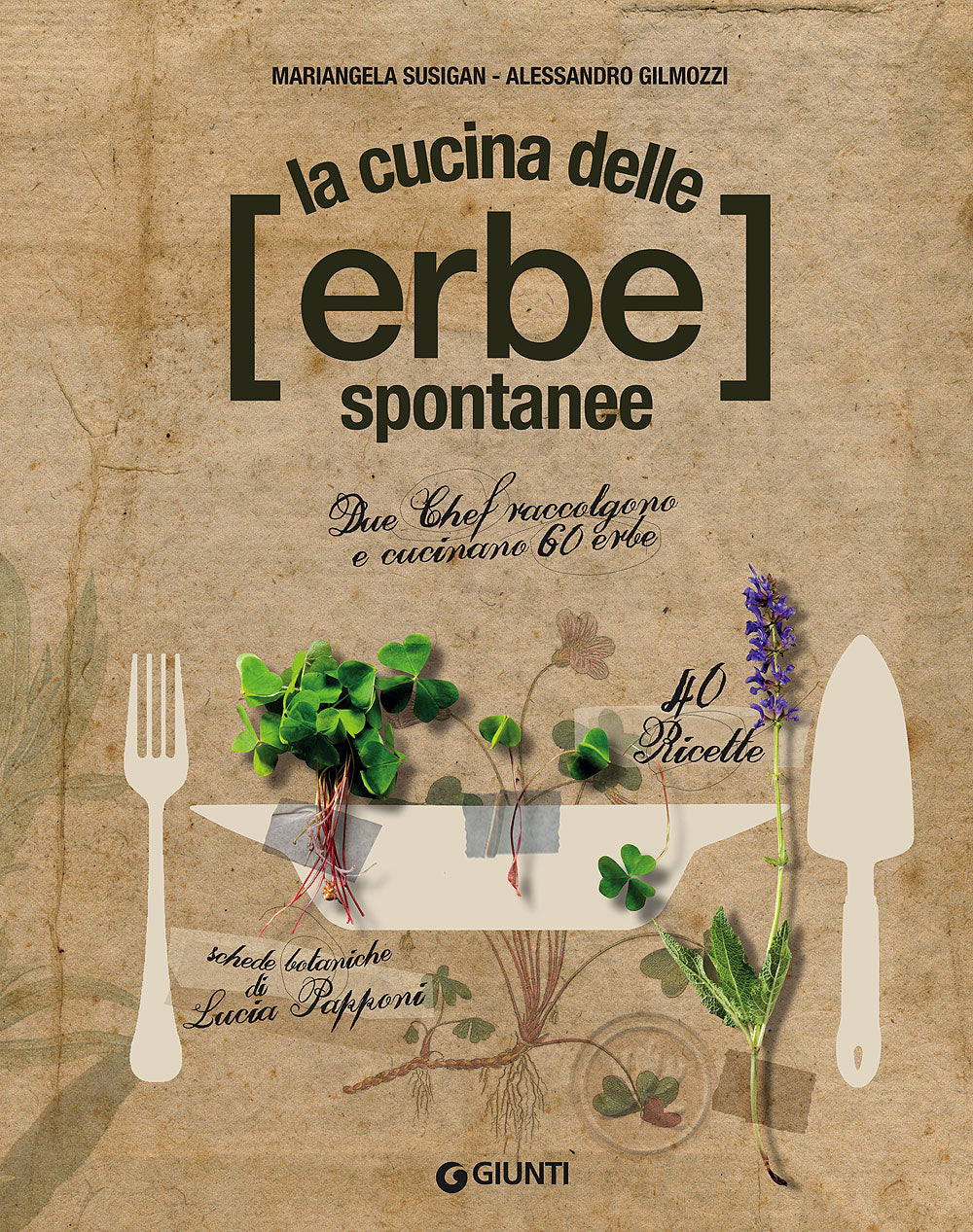 La cucina delle erbe spontanee. Due Chef raccolgono e cucinano 60 erbe - 40 ricette - Schede botaniche di Lucia Papponi