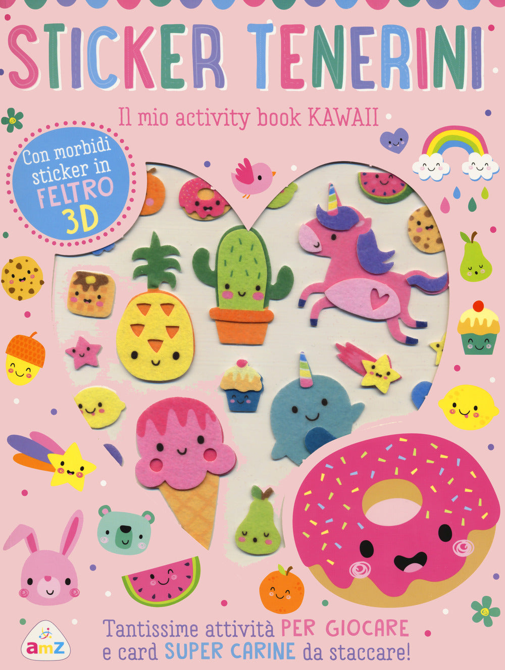 Sticker tenerini. Il mio activity book kawaii. Ediz. a colori.