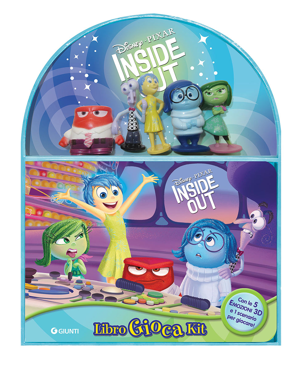 Inside Out - LibroGiocaKit. Con le 5 Emozioni 3D e 1 scenario per giocare!