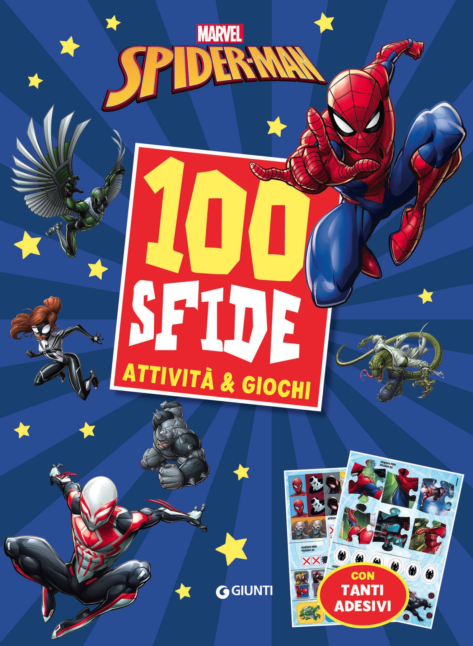 Spiderman 100 Sfide Attività e giochi. Con tanti adesivi