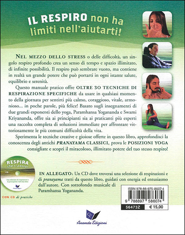 Respira che ti passa! + CD. Tecniche di respirazione per l'autoguarigione