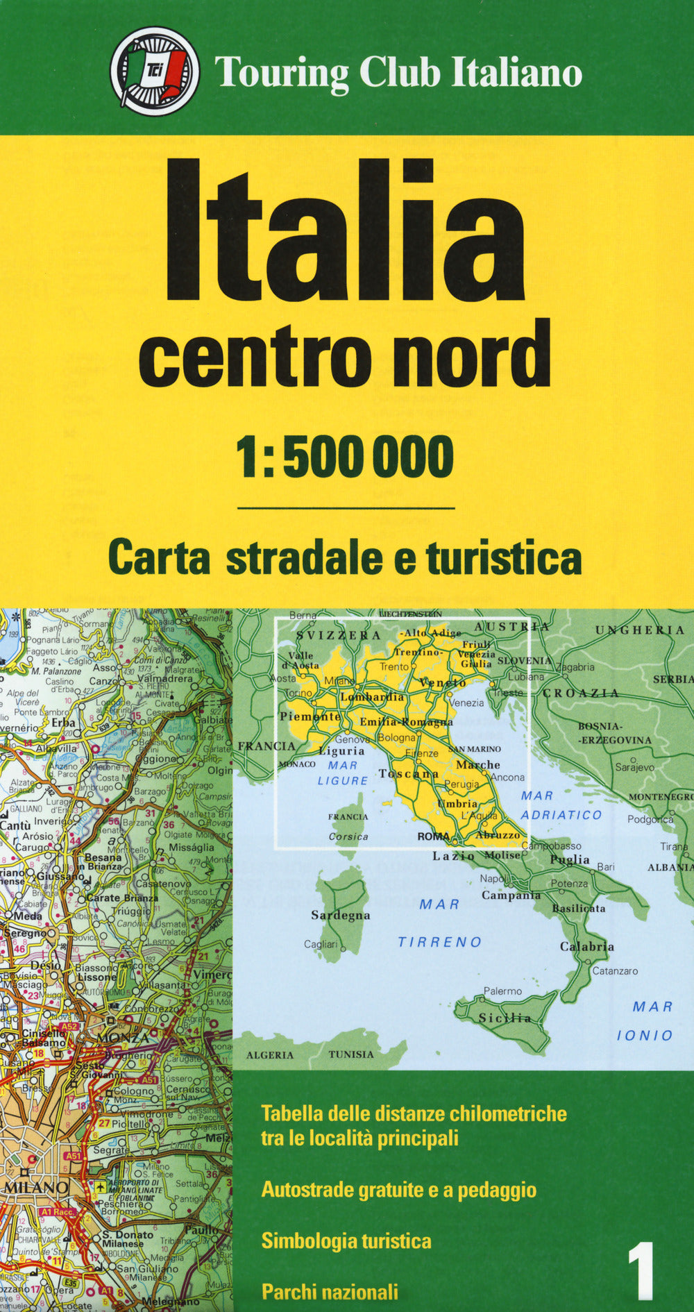 Italia centro nord 1:500.000.