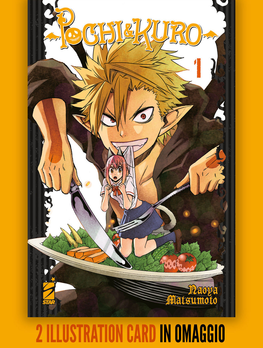Pochi & Kuro. Con 2 illustration card. Vol. 1.