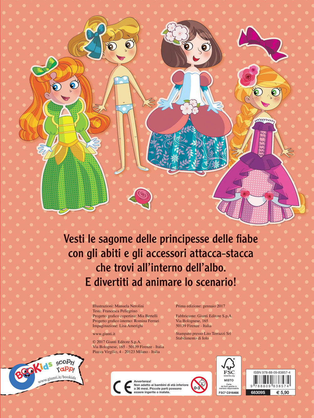 Principesse delle fiabe attacca-stacca. Con tanti vestiti e accessori attacca-stacca!