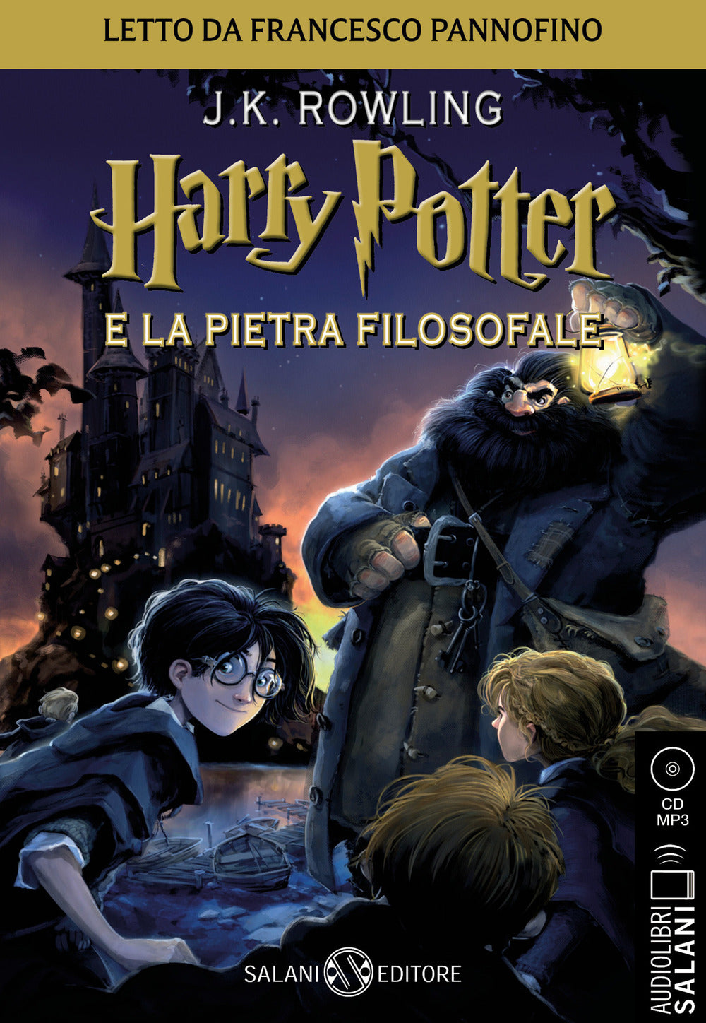 Harry Potter e la pietra filosofale letto da Francesco Pannofino. Audiolibro. CD Audio formato MP3. Vol. 1.