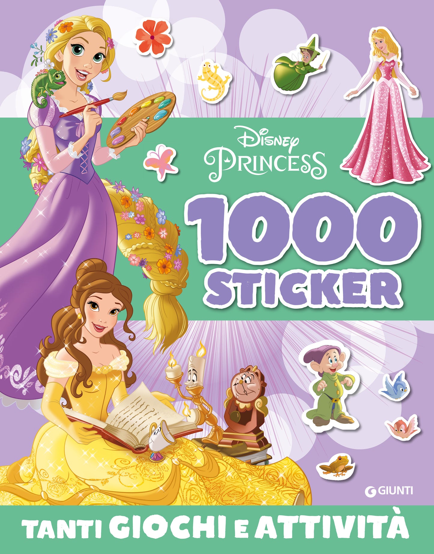 1000 Sticker Disney Princess. Tanti giochi e attività