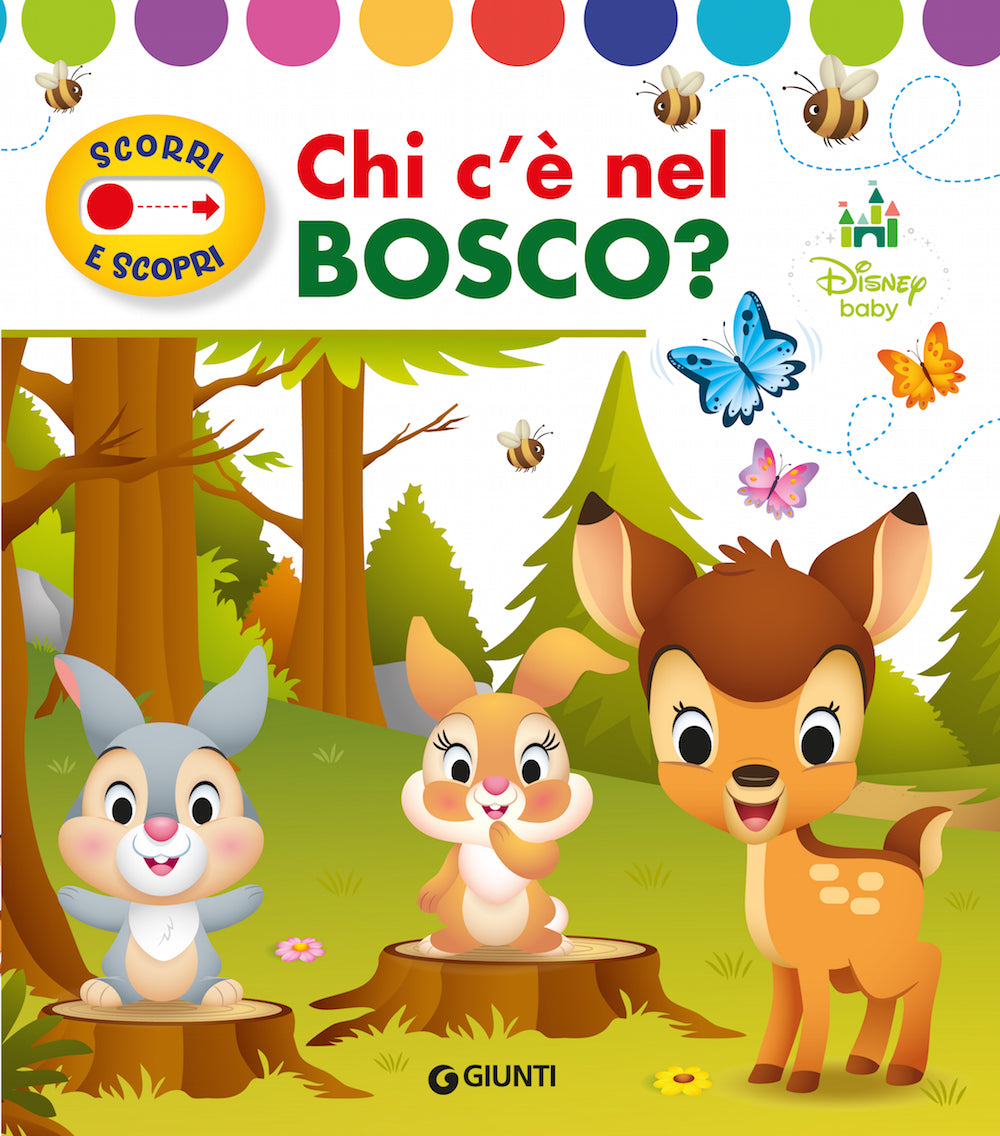 Disney Baby - Chi c'è nel bosco? Scorri e Scopri. con finestrelle scorrevoli