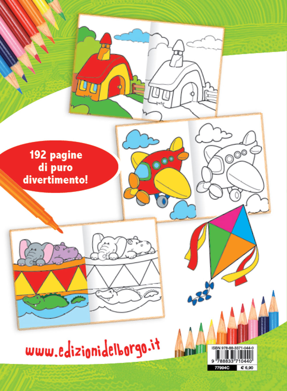 Il mio album da colorare::Animali, circo, stagioni, fiabe, giocattoli e  tanto altro! - 192 pagine per divertirsi colorando!