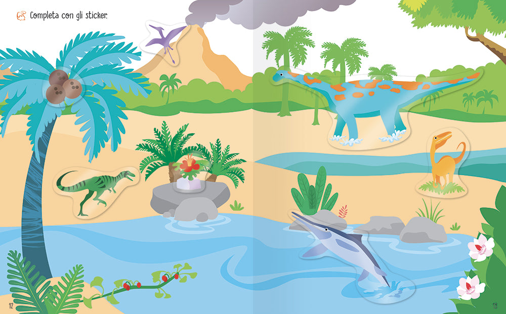 Attacca scrivi cancella - Dinosauri