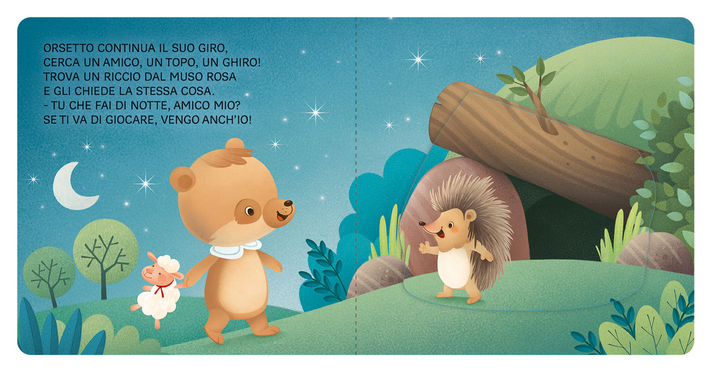 E tu di notte che fai?. Con finestrelle giganti