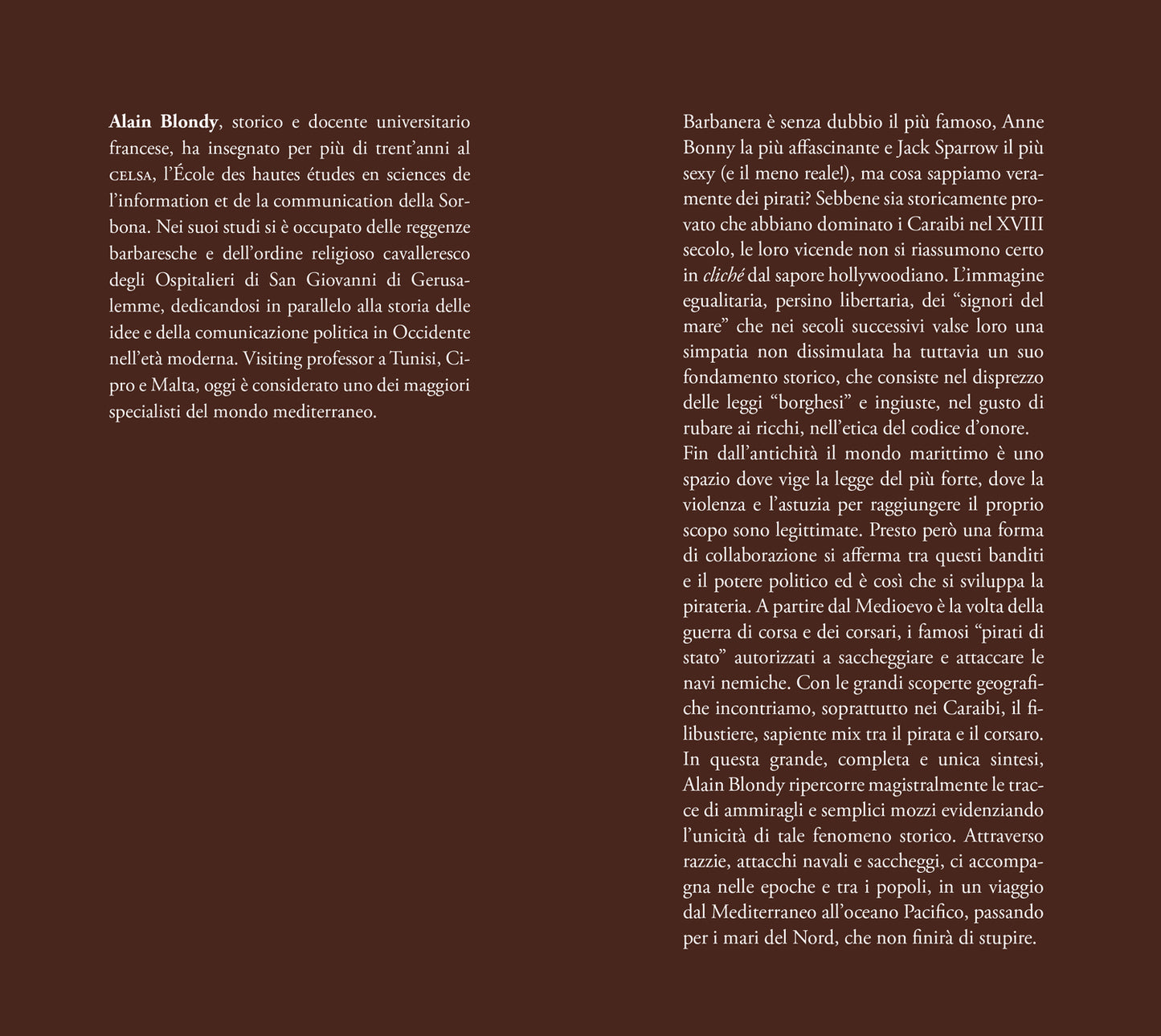 Pirati, corsari e filibustieri. Tanti codici, un solo onore