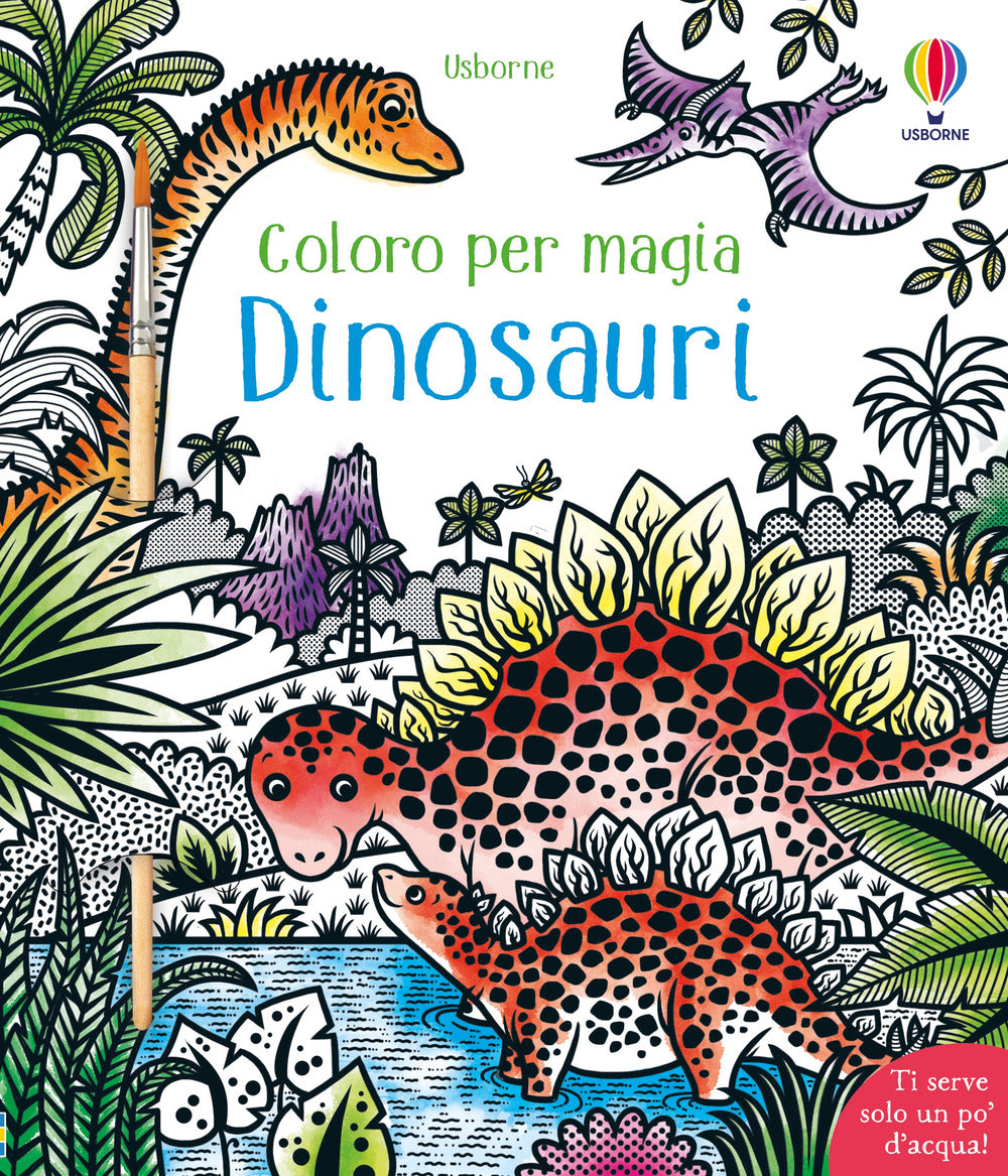 Dinosauri. Ediz. a colori. Con pennello
